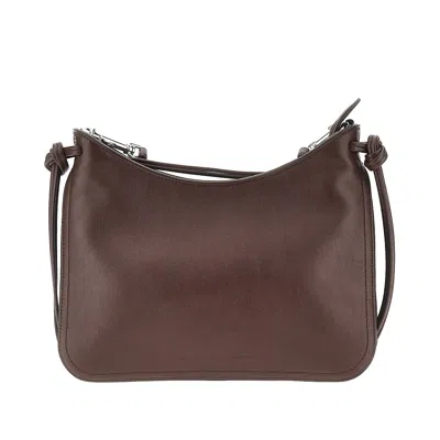 Phoebe Philo Leather Small 'gig' Shoulder Bag In Brown
