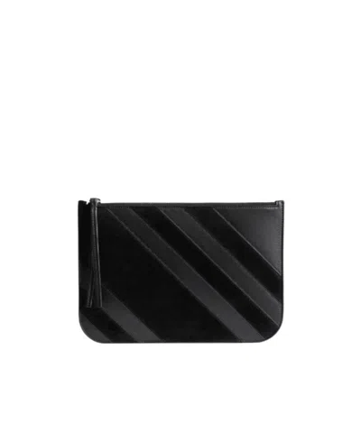 Phoebe Philo Leather Wallet In Black