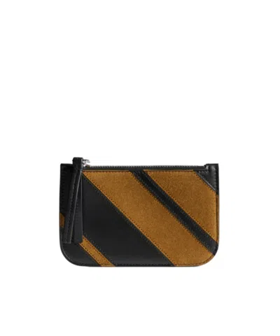Phoebe Philo Leather Wallet In Yellow