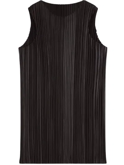 Phoebe Philo Liquid Knot Collar Top In Black