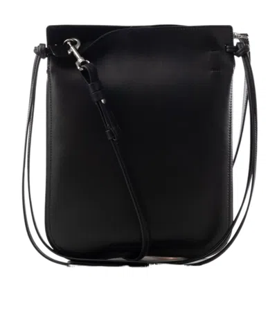 Phoebe Philo Logo Shoulder Bag In Black