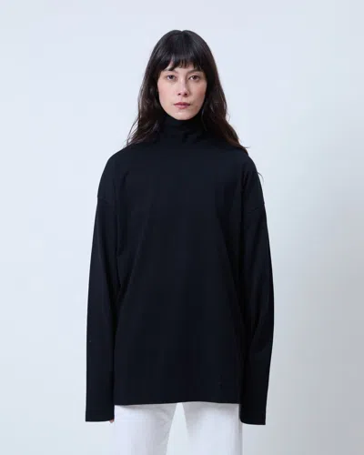 Phoebe Philo Long Sleeve Jersey Top In Black