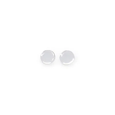 Phoebe Philo Medallion Dish Earrings Women In White