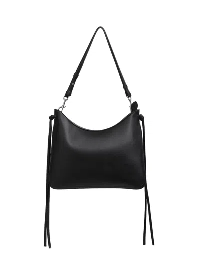 Phoebe Philo Medium Gig Leather Bag In Black