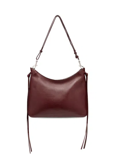 Phoebe Philo Medium Gig Leather Bag In Red