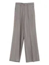Phoebe Philo Mélange-effect Trousers In Multi