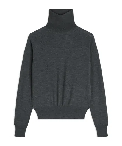 Phoebe Philo Merino Wool Pullover In Gray