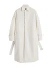 Phoebe Philo Oversized Car Coat In White