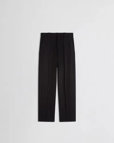 Phoebe Philo Oversized High-waist Wool Trousers In Black