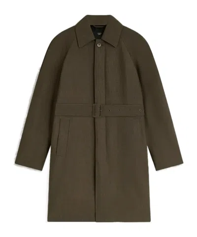 Phoebe Philo Padded Car Coat In Green