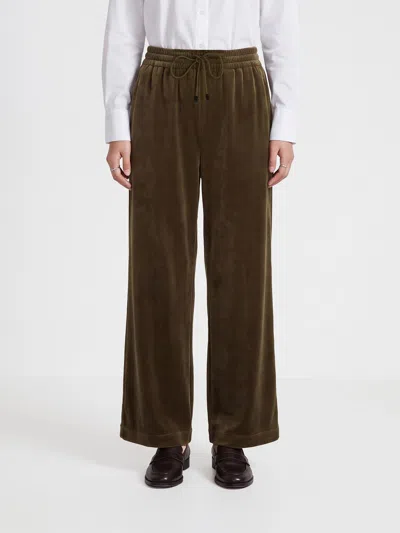 Phoebe Philo Pants Woman Color Tobacco