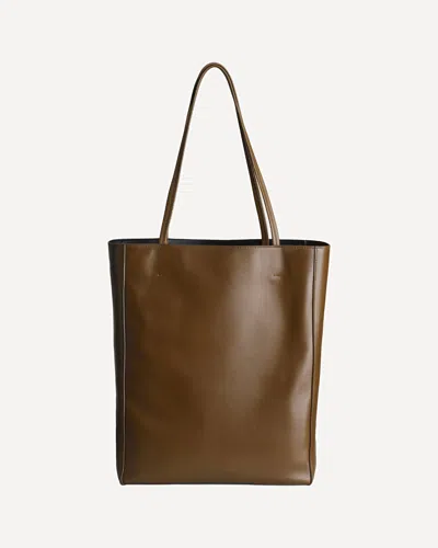 Phoebe Philo Paper Tote Bag In Brown