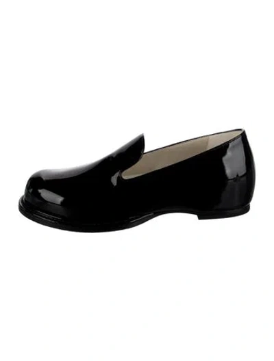 Pre-owned Phoebe Philo Patent Leather Loafers In Black