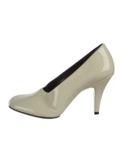 Pre-owned Phoebe Philo Patent Leather Pumps In Neutrals