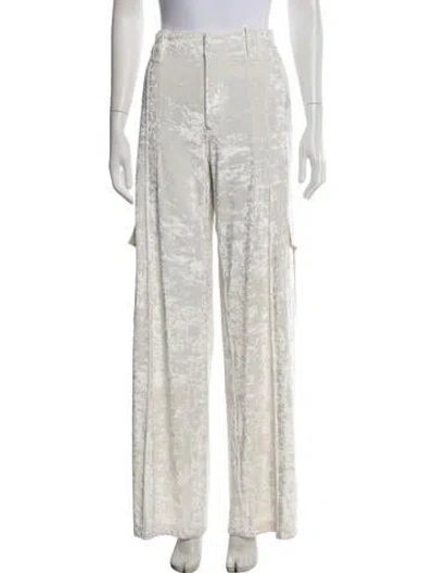 Pre-owned Phoebe Philo Patterned Wide Leg Pants W/ Tags In Neutrals