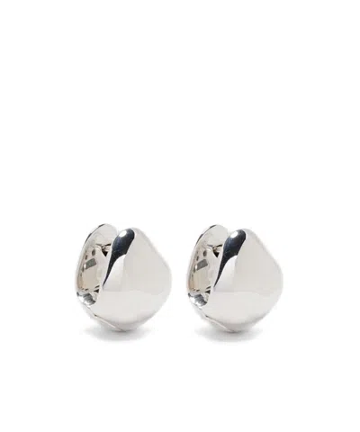 Phoebe Philo Pebble Earrings In Silver