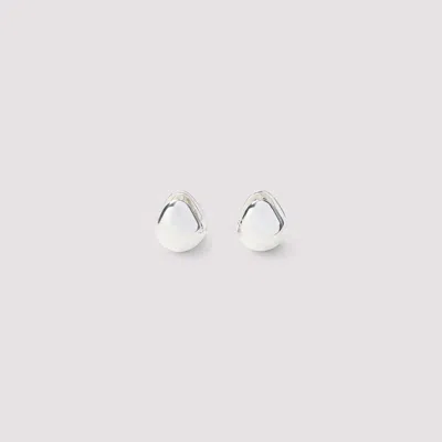 Phoebe Philo Pebble Studded Earrings In Gray