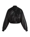Phoebe Philo Pilot Leather Jacket In Black