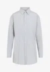 Phoebe Philo Light Grey Classic Shirt In Gray