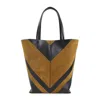 Phoebe Philo Pot Cabas Black And Brown Calf Leather Tote Bag In Brown