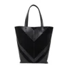 Phoebe Philo Pot Cabas Black Calf Leather Tote Bag In Black