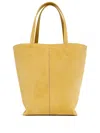 Phoebe Philo Pot Cabas Suede Tote Bag In Yellow