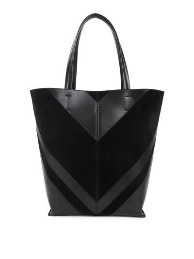 Phoebe Philo Pot Cabas Tote Bag In Black