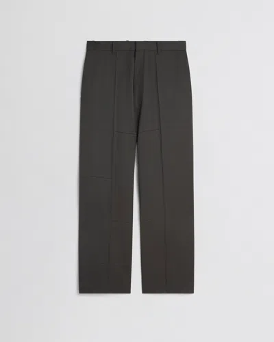 Phoebe Philo Pressed Drop Trousers In Black Nero   #000000