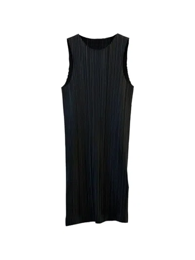 Phoebe Philo Razor Pleat Tank In Black