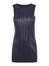 Phoebe Philo Razor Pleat Tank In Blue