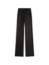 Phoebe Philo Chic Razor Trousers With Mini Pattern Design In Black