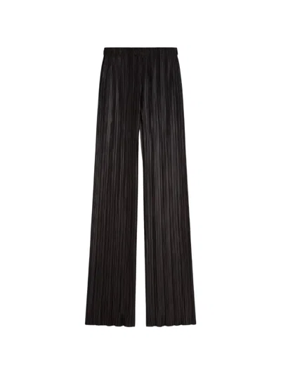 Phoebe Philo Razor Pleat Trousers In Black