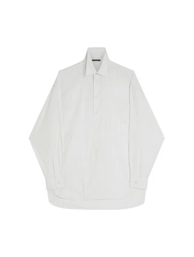 Phoebe Philo Relaxed Cotton Shirt In White