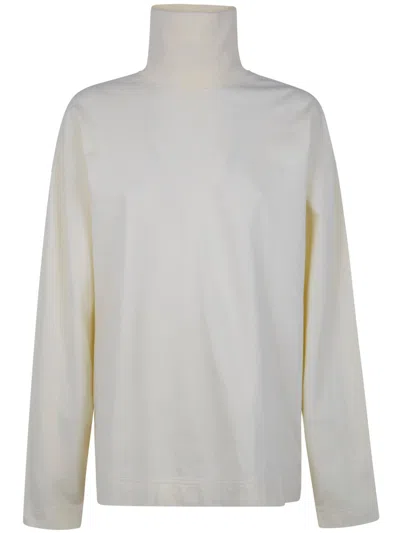 Phoebe Philo Relaxed Long Sleeve Jersey In White