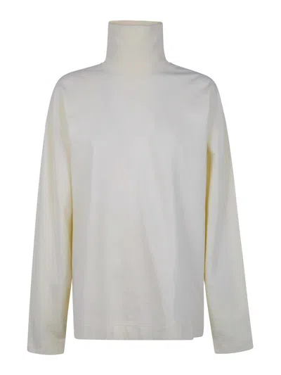 Phoebe Philo Relaxed Long Sleeve Jersey In White