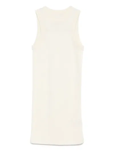 Phoebe Philo Ribbed Sleeveless Top In Neutral