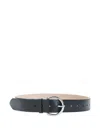 Phoebe Philo Round Buckle Belt Women In Black