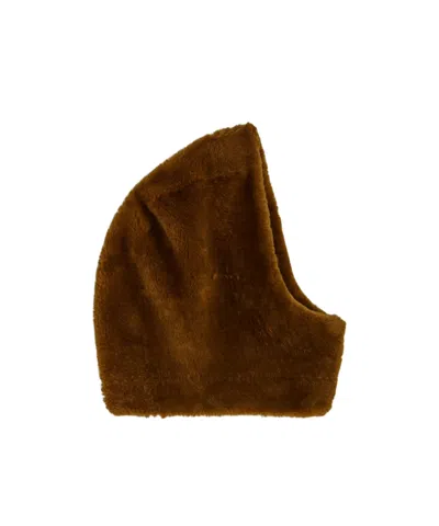 Phoebe Philo Shearling Beanie In Brown