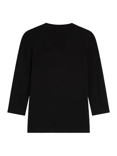 Phoebe Philo Short-sleeved Cotton T-shirt In Black