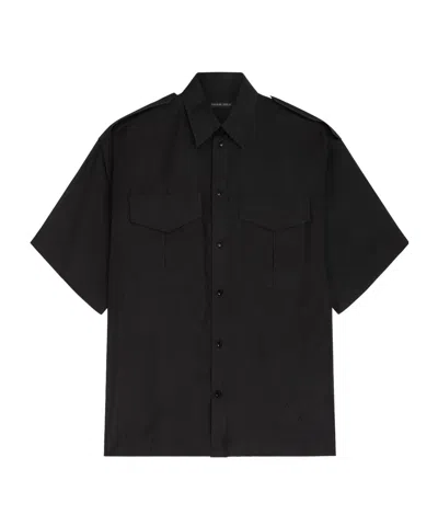 Phoebe Philo Short-sleeved Shirt In Black