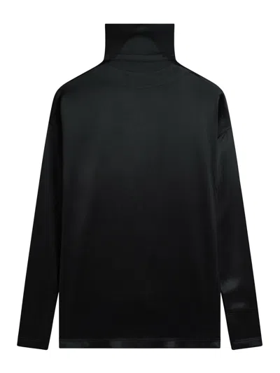 Phoebe Philo Silk Knot Neck Top In Black