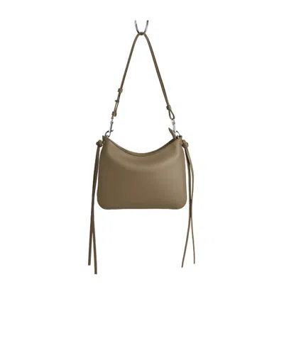 Phoebe Philo Small Gig Leather Shoulder Bag In Brown