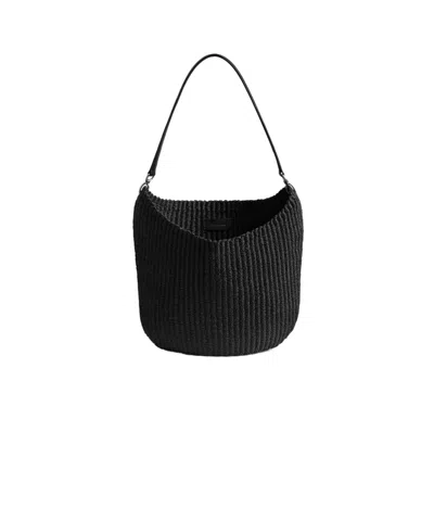 Phoebe Philo Small Slope Sling In Black