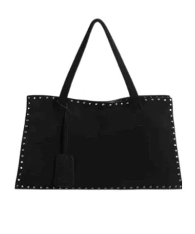 Phoebe Philo Small Studded Handbag In Black