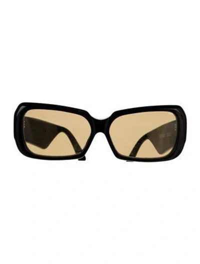 Pre-owned Phoebe Philo Square Tinted Sunglasses In Black