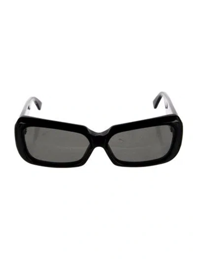 Pre-owned Phoebe Philo Square Tinted Sunglasses In Black