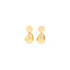 Phoebe Philo Teardrop Pendant Earrings In Polished Sterling Silver In Gold