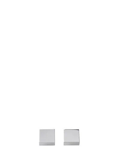 Phoebe Philo Sterling Silver Cube Earrings