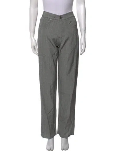 Pre-owned Phoebe Philo Straight Leg Pants In Gray