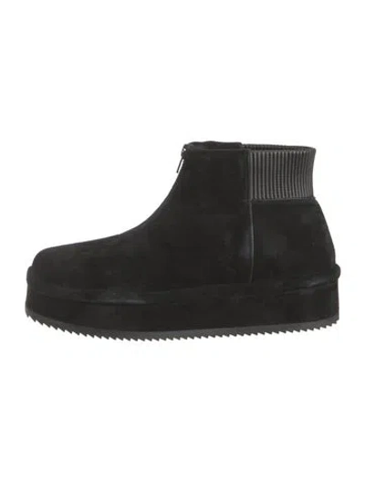 Pre-owned Phoebe Philo Suede Boots W/ Tags In Black